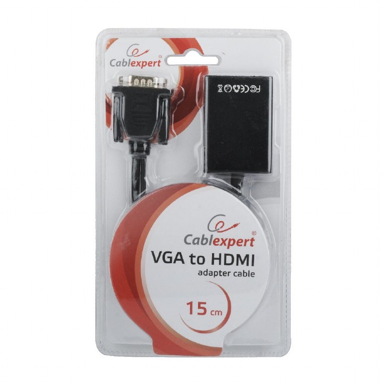 GEMBIRD Redukcia VGA - HDMI, 0, 15 m, M/ F 