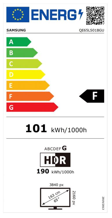 Samsung 65" QLED 65QE65LS01BG: 4K  DVB-T2 C S2 