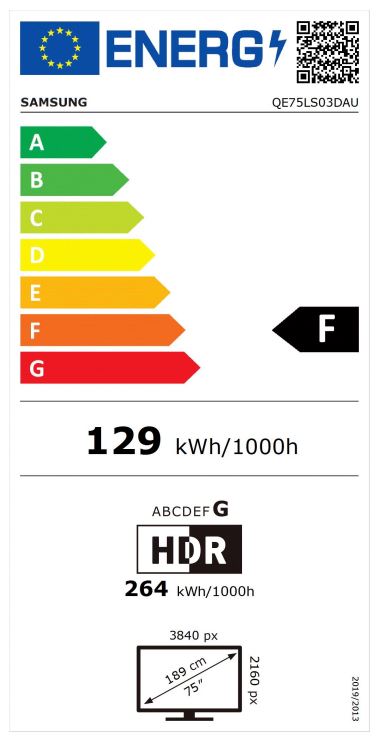 SAMSUNG 75" The Frame QE75LS03D Série LS03D 