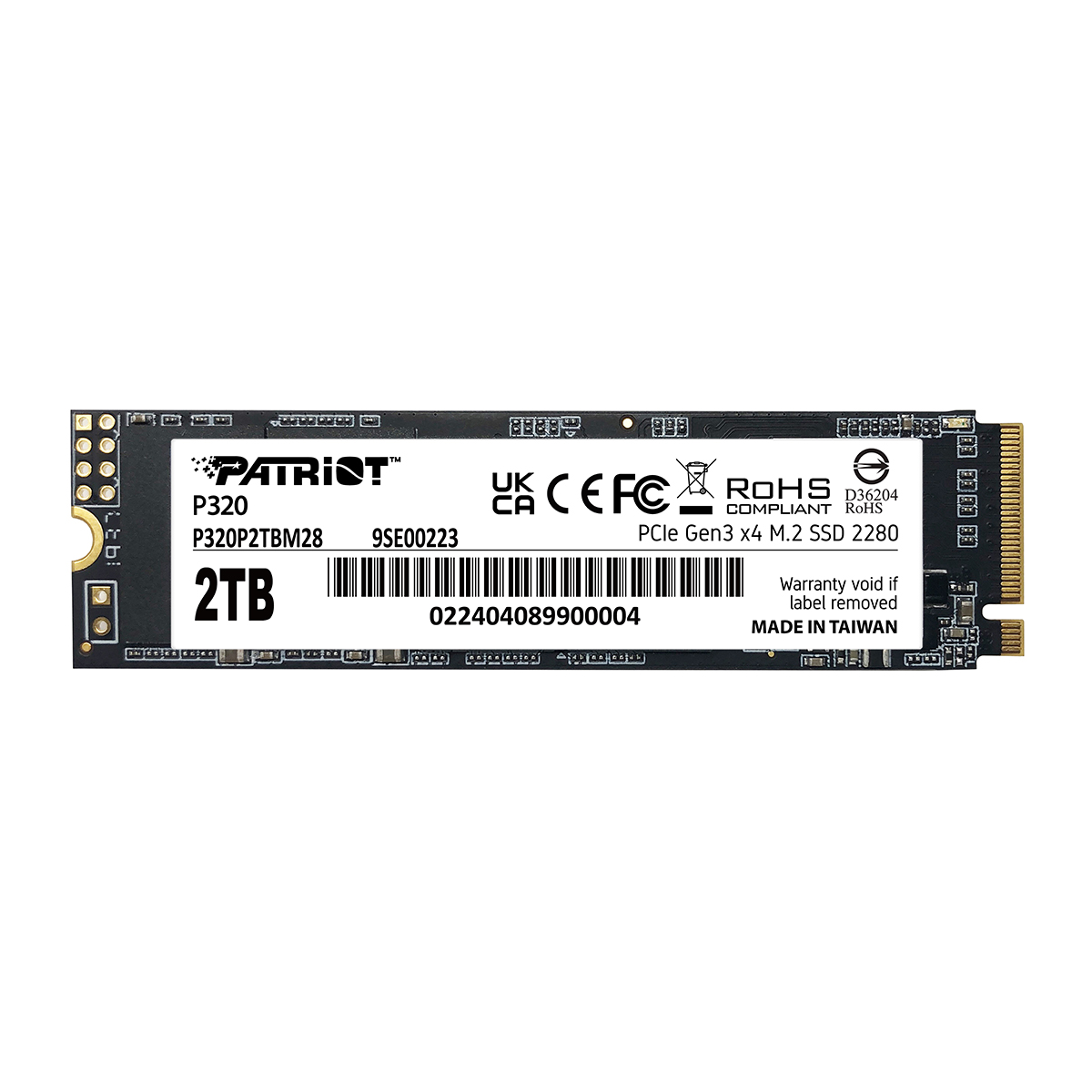 PATRIOT P320/ 2TB/ SSD/ M.2 NVMe/ 5R
