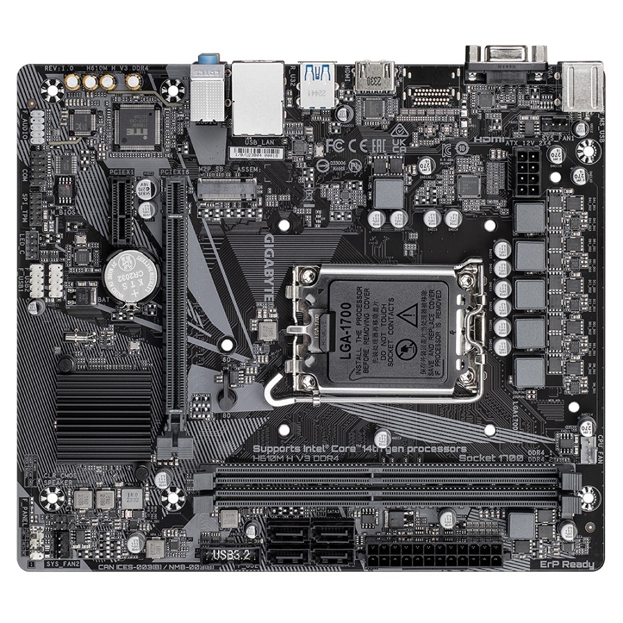 GIGABYTE H610 H V3 DDR4/ LGA 1700/ mATX 