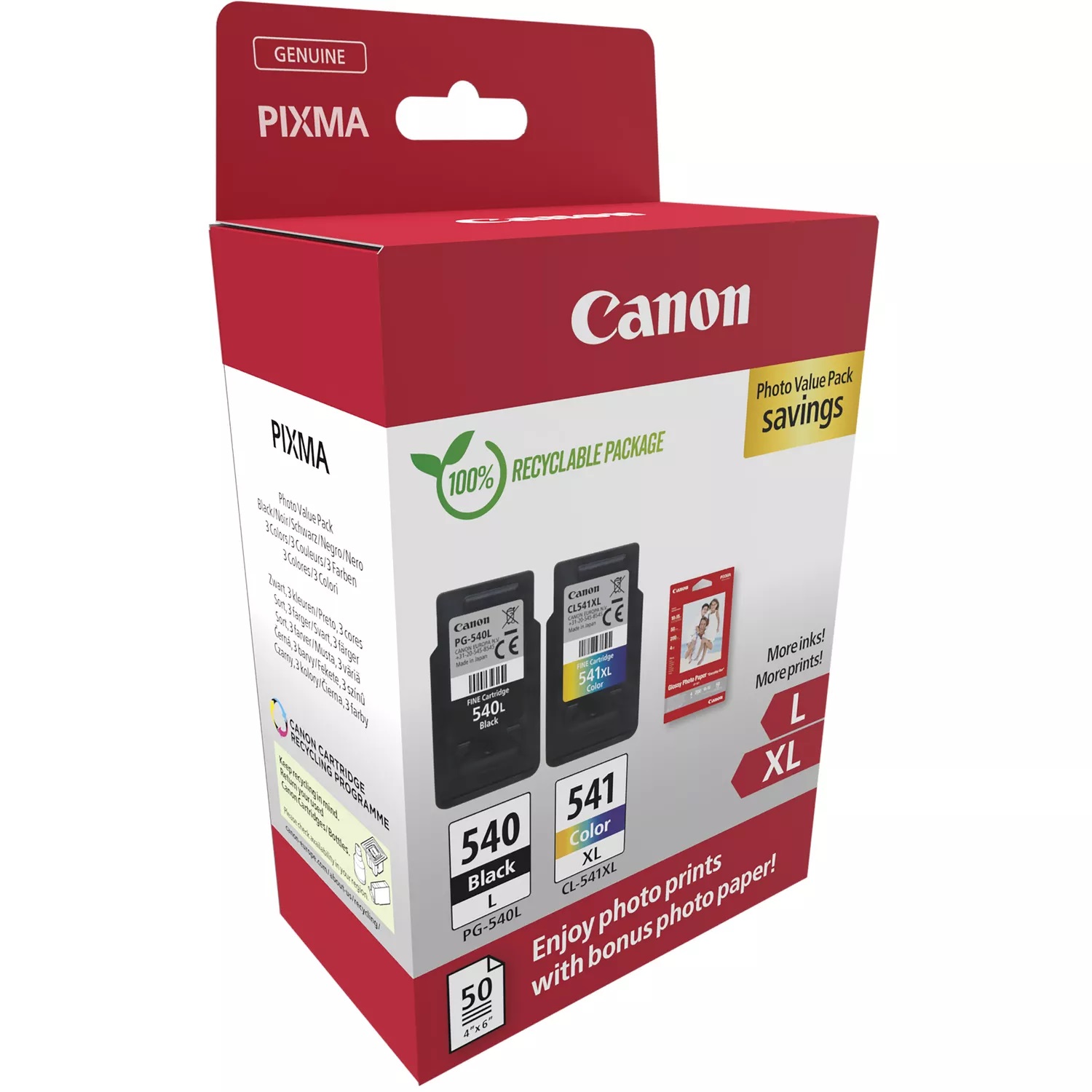 Canon PG540L/ CL541XL PVP 