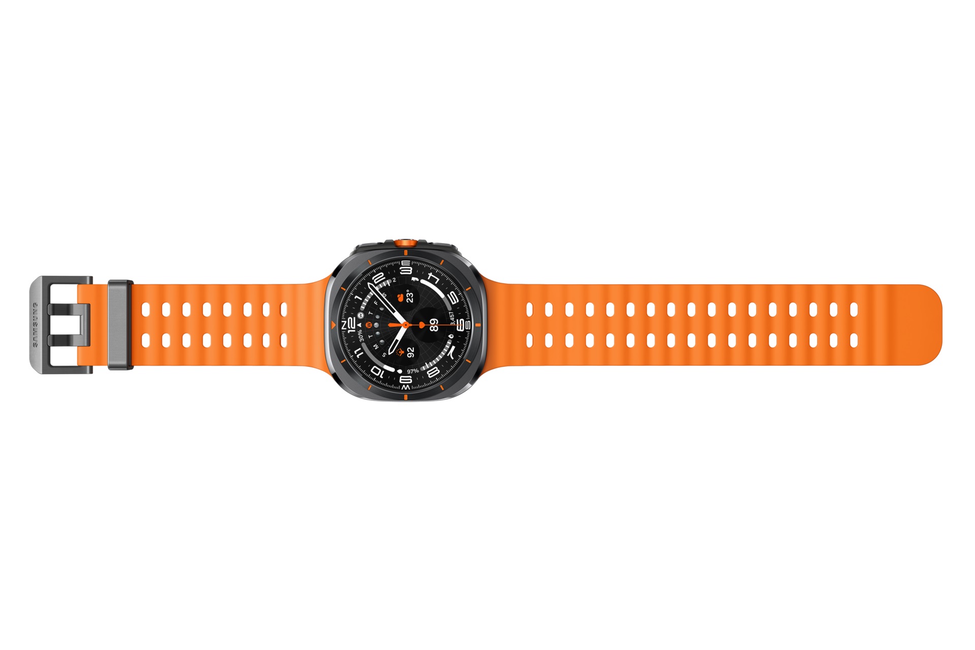 Samsung Galaxy Watch Ultra 47mm Titanium Gray Šport Band Orange 