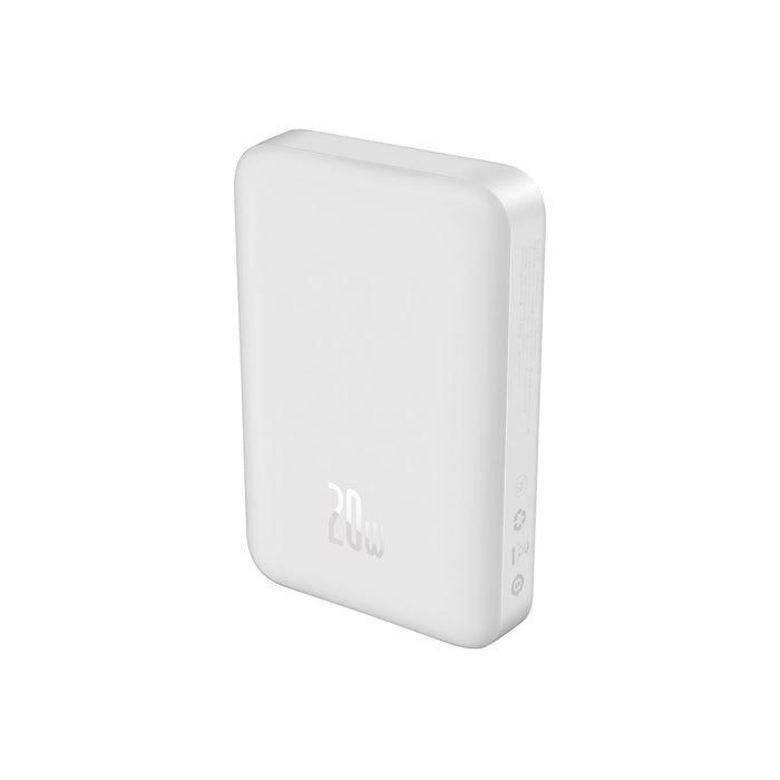 Baseus Magnetická Powerbanka 10000mAh 20W White 