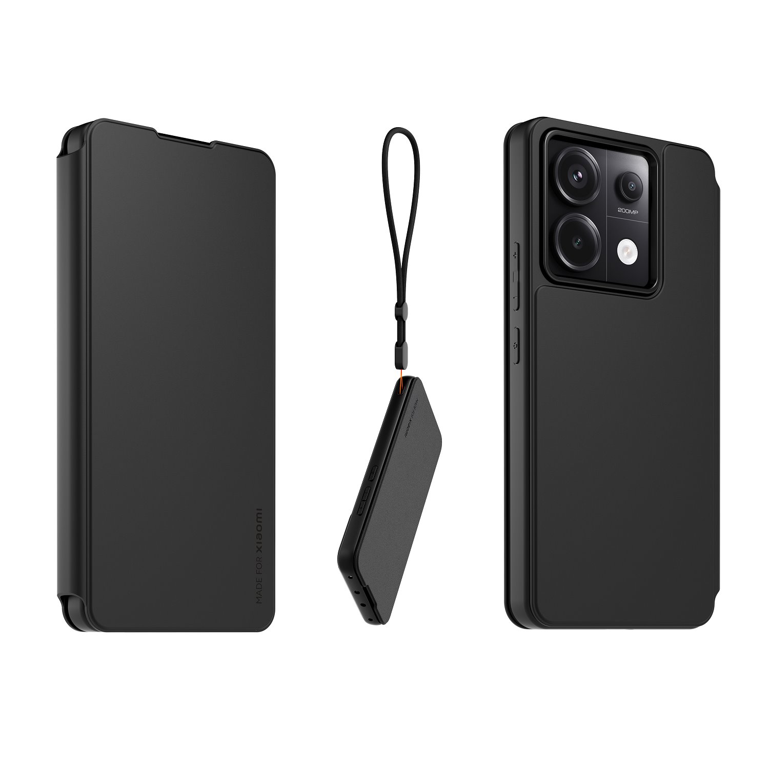 Made for Xiaomi Book Puzdro s Pútkom pre Xiaomi Redmi Note 13 Pro 5G Black