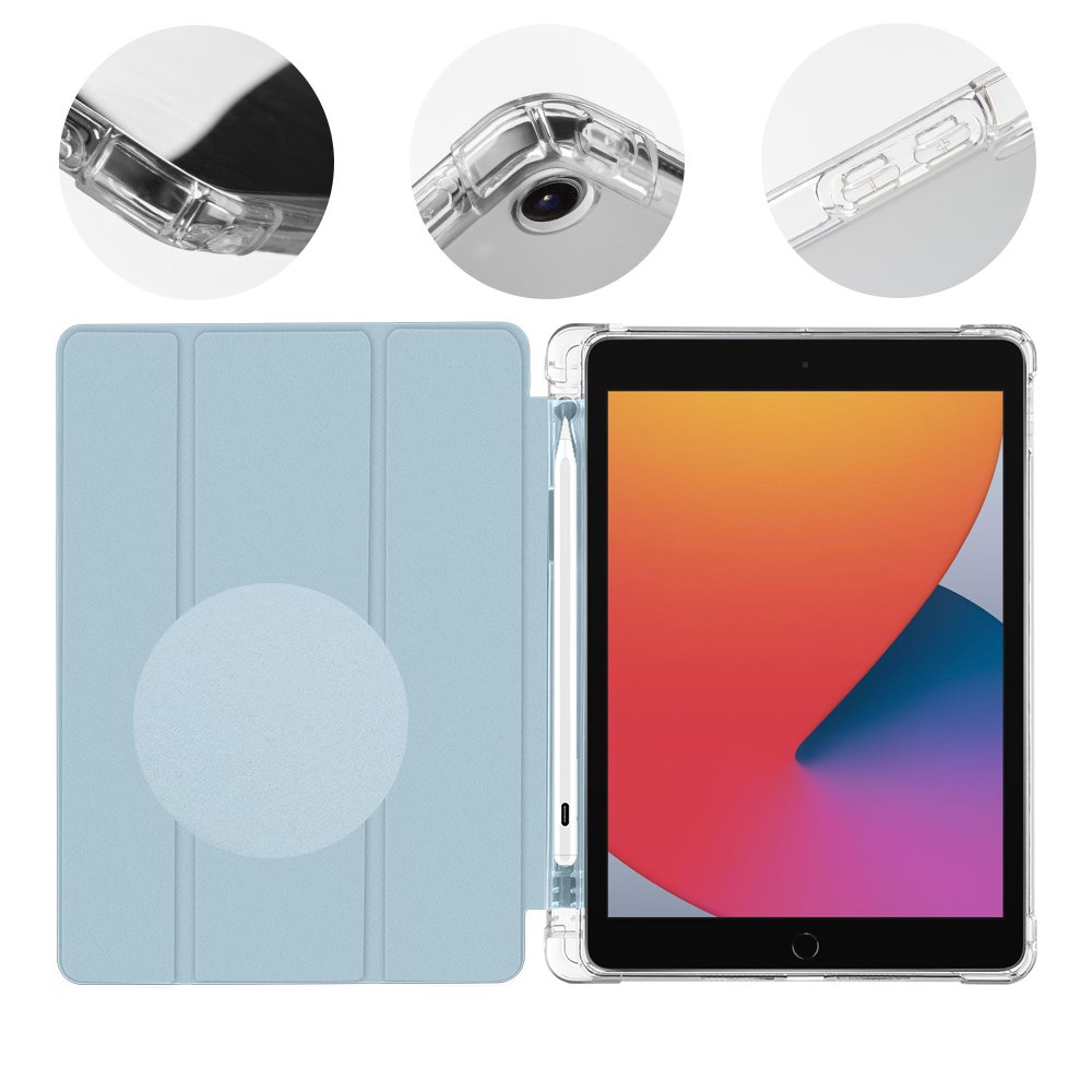 OBAL:ME MistyTab Puzdro pre iPad 10.2 2019/ 2020/ 2021 Light Blue 