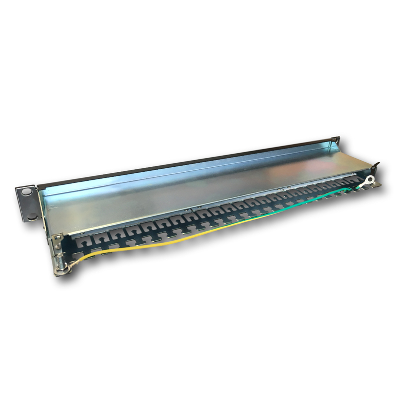 DATACOM 24p. Patch panel 19" STP CAT6A LSA 1U BK 