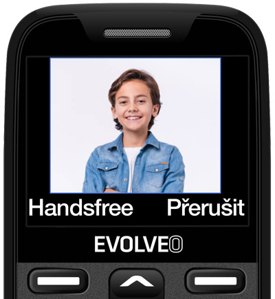 EVOLVEO EasyPhone XR, mobilný telefón pre seniorov s nabíjacím stojanom, čierna 