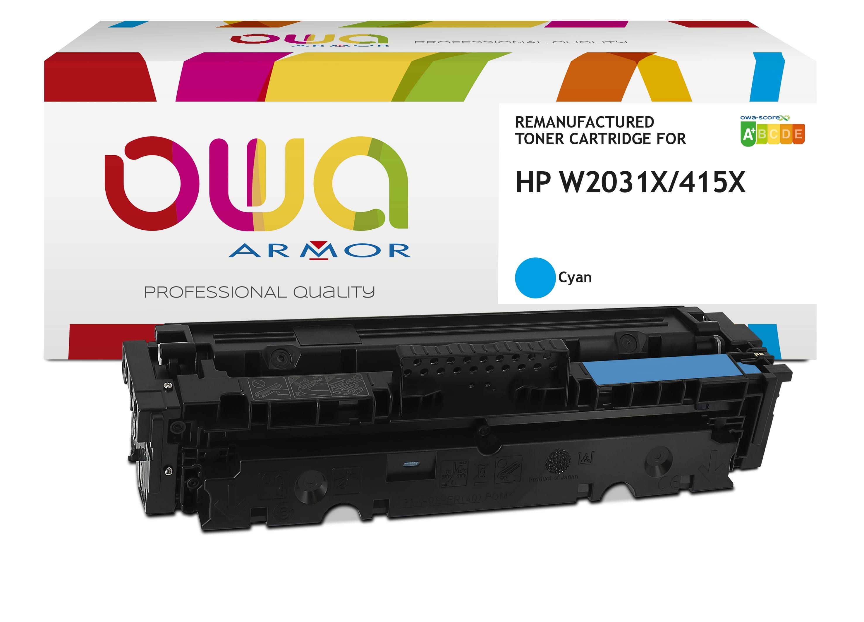 OWA Armor toner kompatibilný s HP W2031X, 415X, 6000st, modrá cyan, level managment