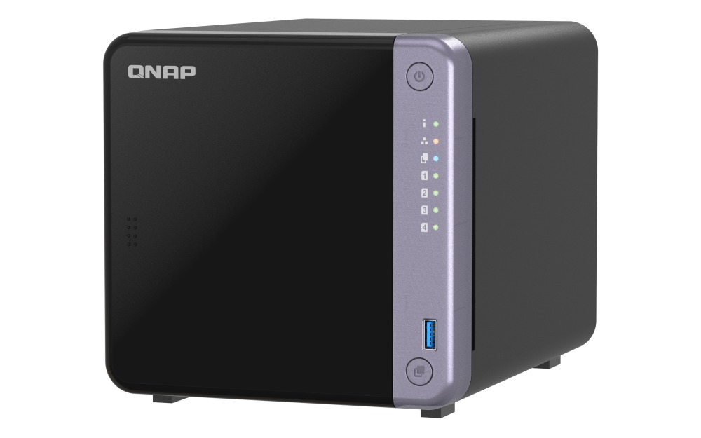 QNAP TS-432X-4G (4core 2GHz, 4GB RAM, 4x SATA, 1x PCIe slot, 2x 2, 5GbE, 1x 10GbE SFP+, 2x USB 3.2) 