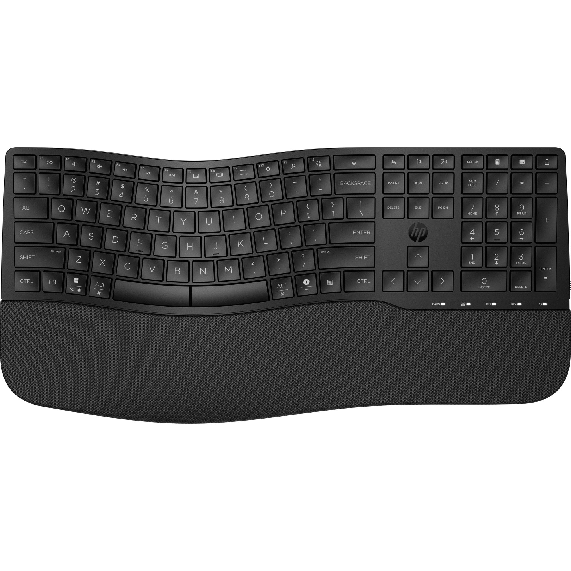 HP 680 Comfort Dual-Mode Keyboard- bezdrátová ergonomická klávesnice CZ/ SK 