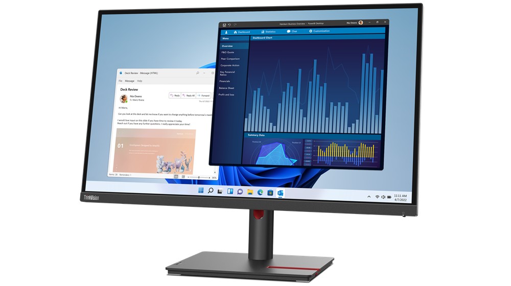 Lenovo ThinkVision/ T27q-30/ 27"/ IPS/ 4K UHD/ 60Hz/ 4ms/ Black/ 3R 