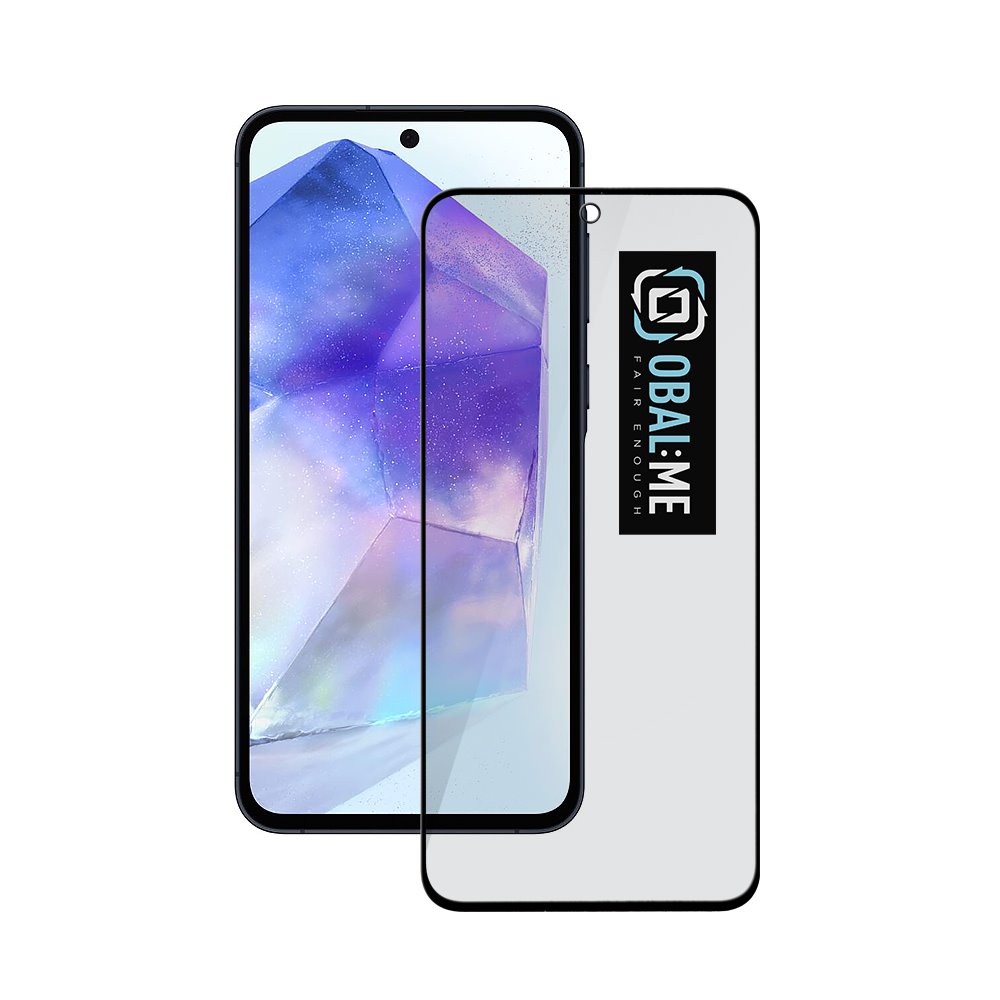 OBAL:ME Privacy 5D Tvrdené Sklo pre Samsung Galaxy A55 5G Black