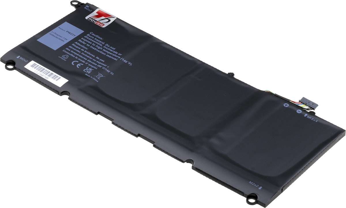 Batéria T6 Power Dell XPS 13 9360, XPS 9360, 7850mAh, 60Wh, 4cell, Li-pol