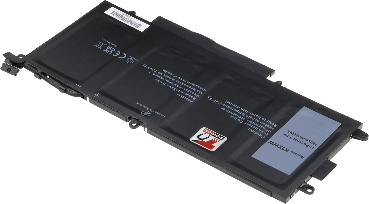 Batéria T6 Power Dell Latitude 5289, 7389, 7390 2in1, 7895mAh, 60Wh, 4cell, Li-pol 