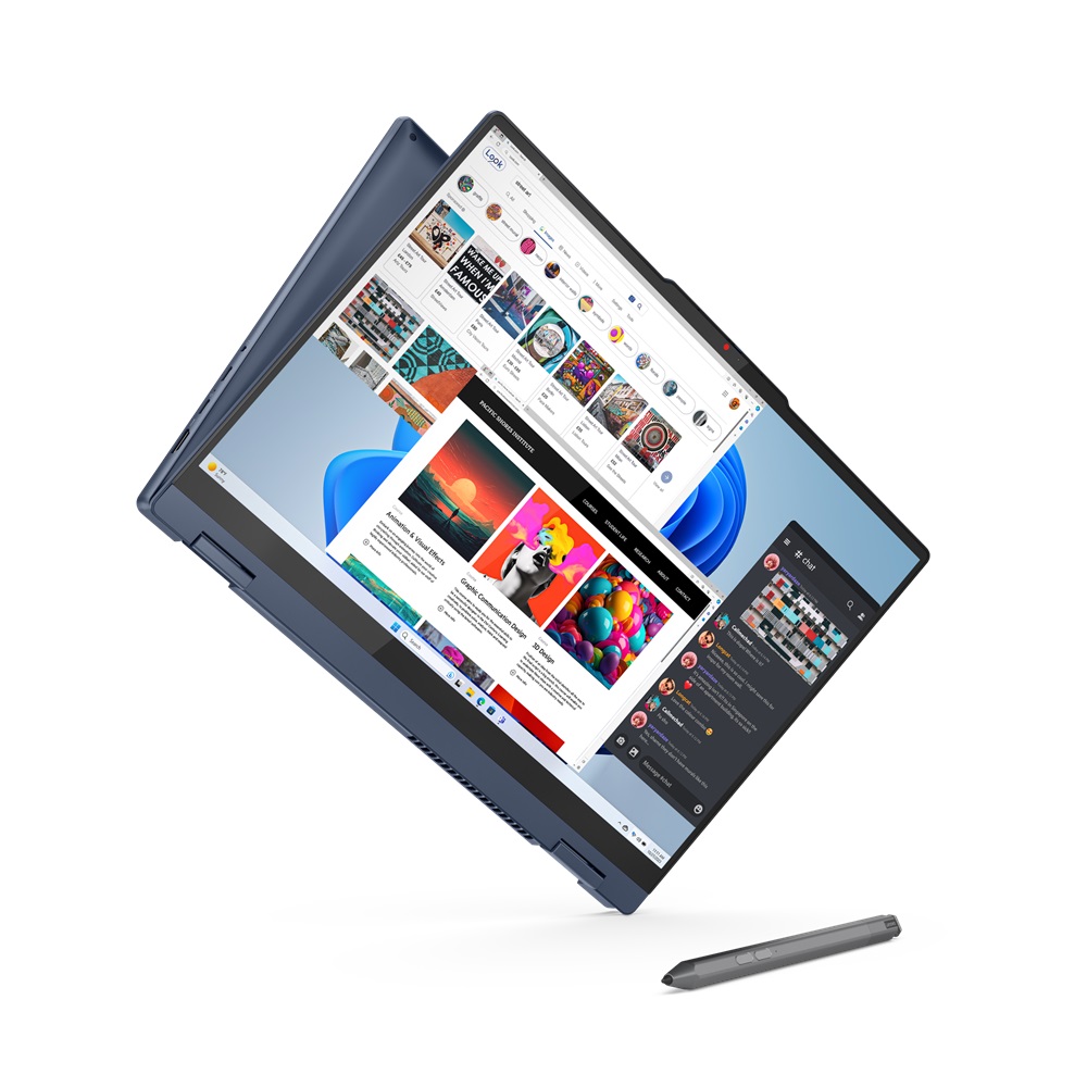 Lenovo IdeaPad 5 2-in-1/ 16IRU9/ 5-120U/ 16"/ 2048x1280/ T/ 16GB/ 512GB SSD/ Iris Xe/ W11H/ Blue/ 2R 