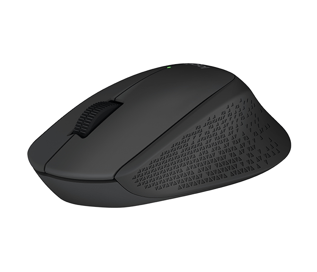 Logitech M280/ Ergonomická/ Optická/ Pre pravákov/ 1 000 DPI/ Bezdrôtová USB/ Čierna