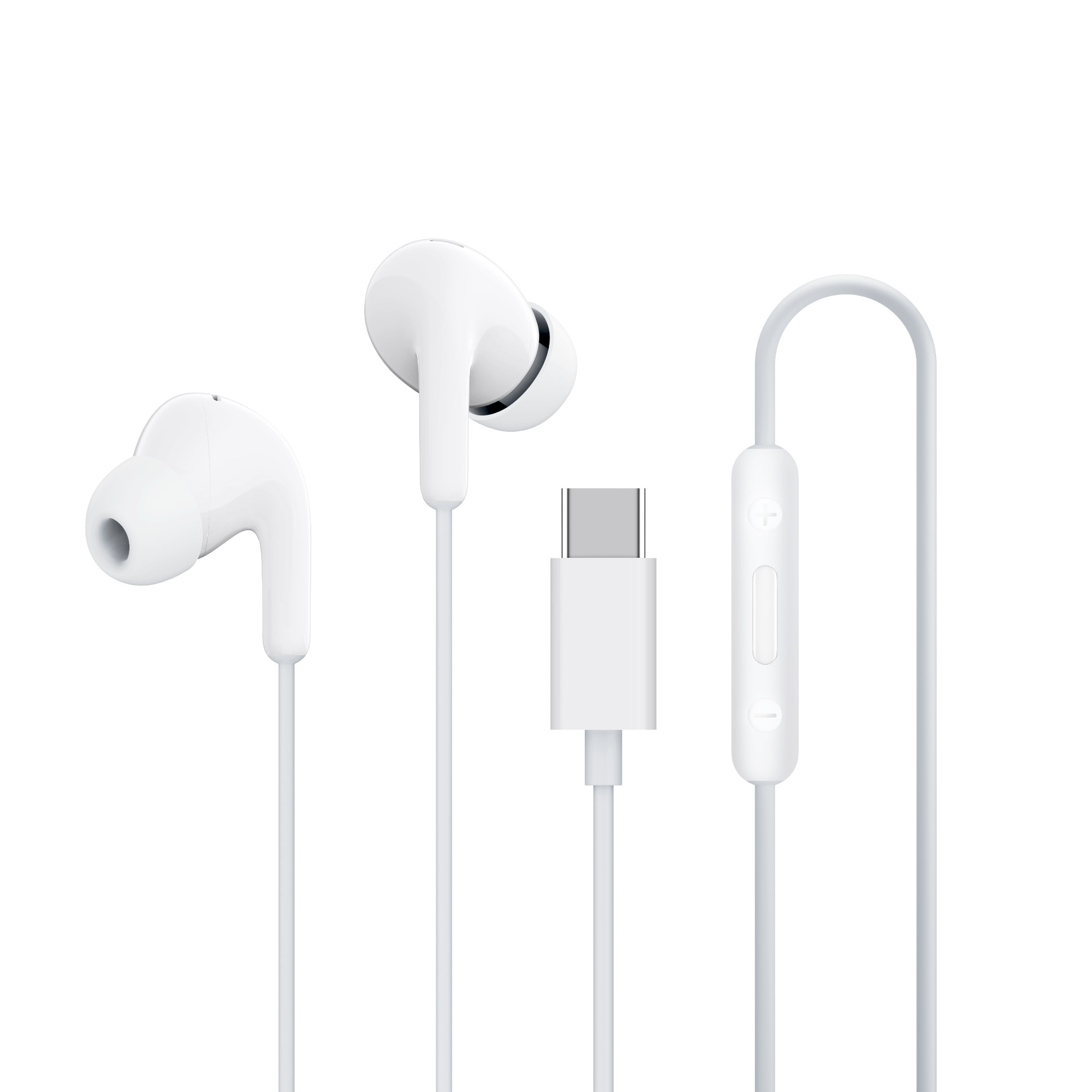 Xiaomi Type-C Earphones M2413E1/ USB-C/ Drôt/ Biela