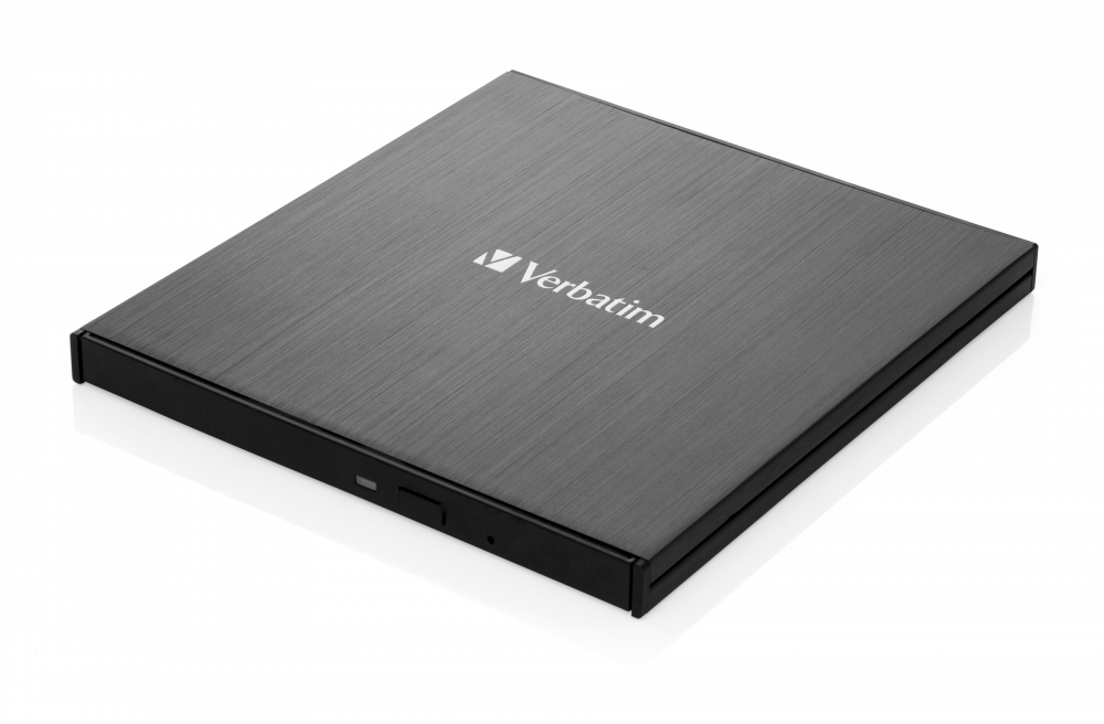 VERBATIM Ultra HD 4K Blu-ray externá slimline napaľovačka (USB 3.1,  USB-C) + bezplatné 25GB médium