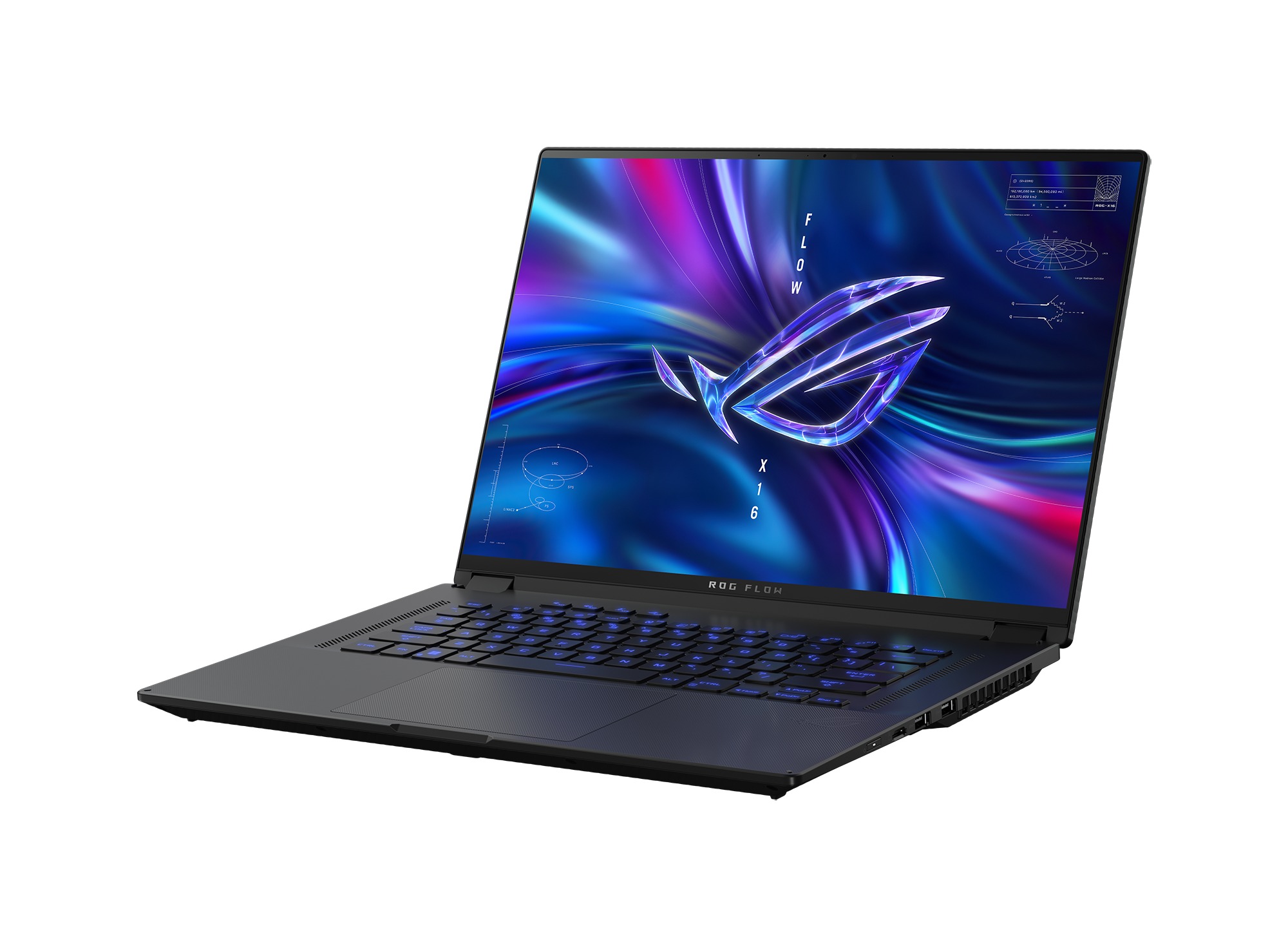 ASUS ROG Flow X16/ GV601VI/ i9-13900H/ 16"/ 2560x1600/ T/ 32GB/ 2TB SSD/ RTX 4070/ W11P/ Black/ 2R 