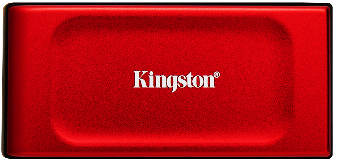 Kingston XS1000/ 2TB/ SSD/ Externý/ Červená/ 5R 