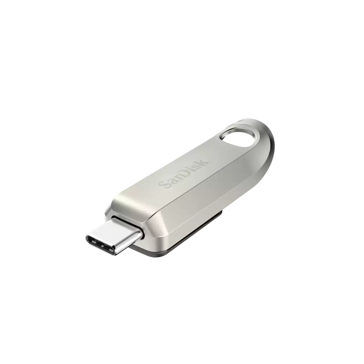 SanDisk Ultra Luxe/ 64GB/ USB 3.2/ USB-C/ Strieborná 