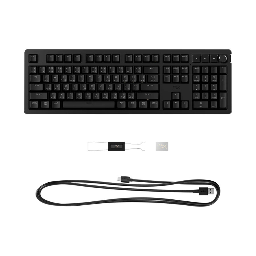 HP HyperX Alloy Rise/ Drátová USB/ US layout/ Čierna 