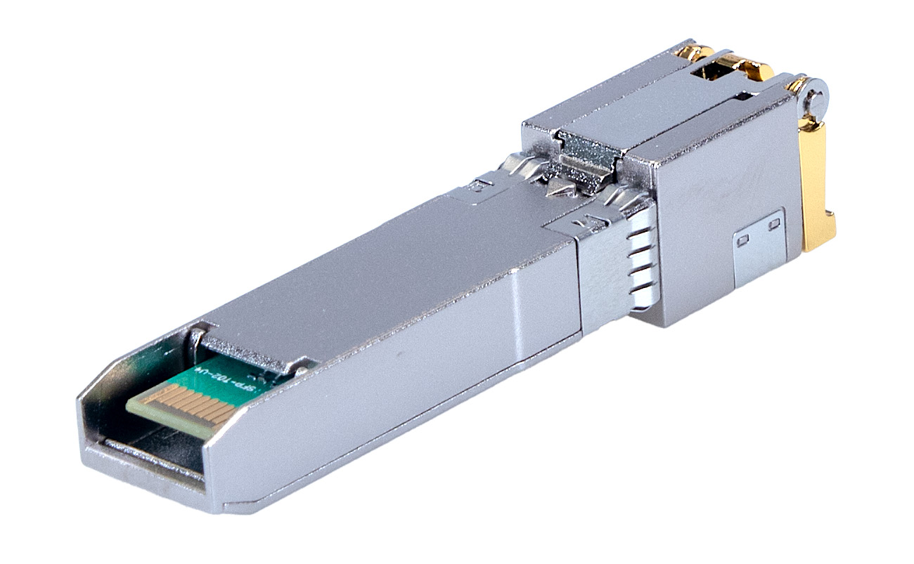 MaxLink SFP+ 1/ 2.5/ 5/ 10G metalický modul, RJ-45, 30m, 10Gbps 