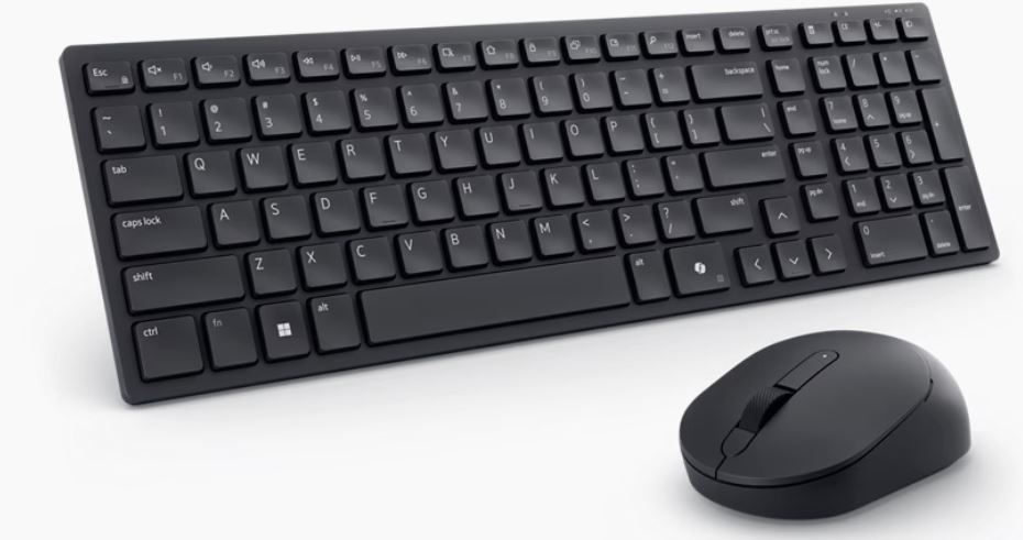 DELL Silent Keyboard and Mouse - KM555 - US International (QWERTY)