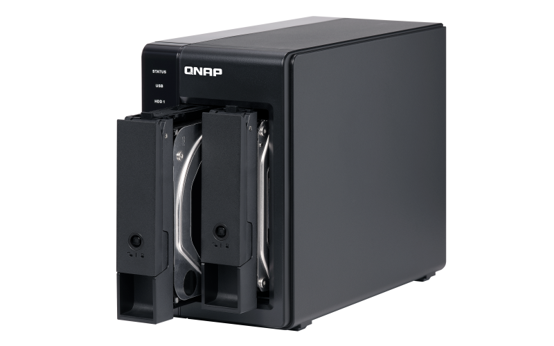 QNAP TR-002 rozširovacia jednotka pre PC alebo QNAP NAS (2x SATA / 1x USB 3.1 typu C - Gen 2) 