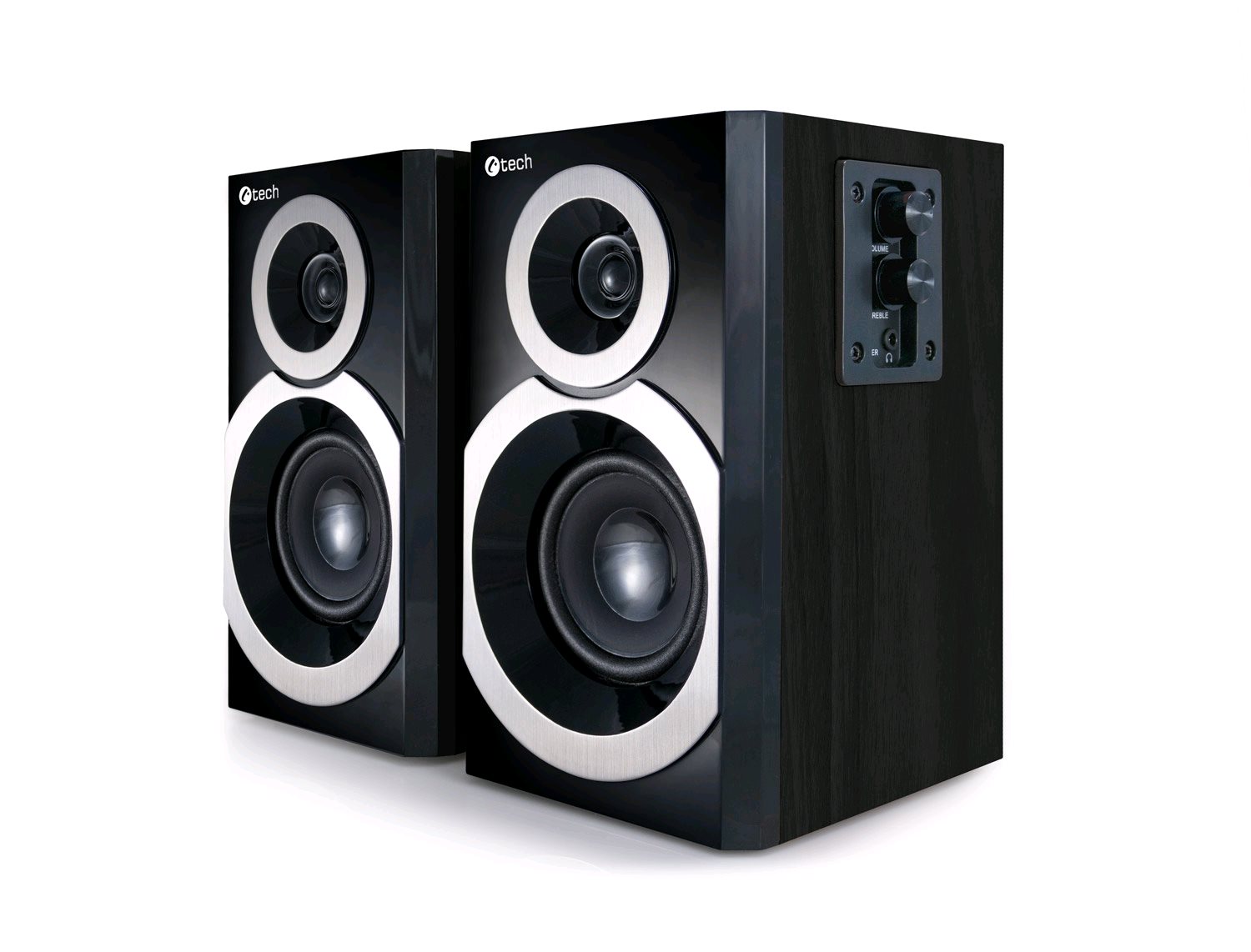 C-TECH SPK-310B/ Stereo/ 20W/ Čierna