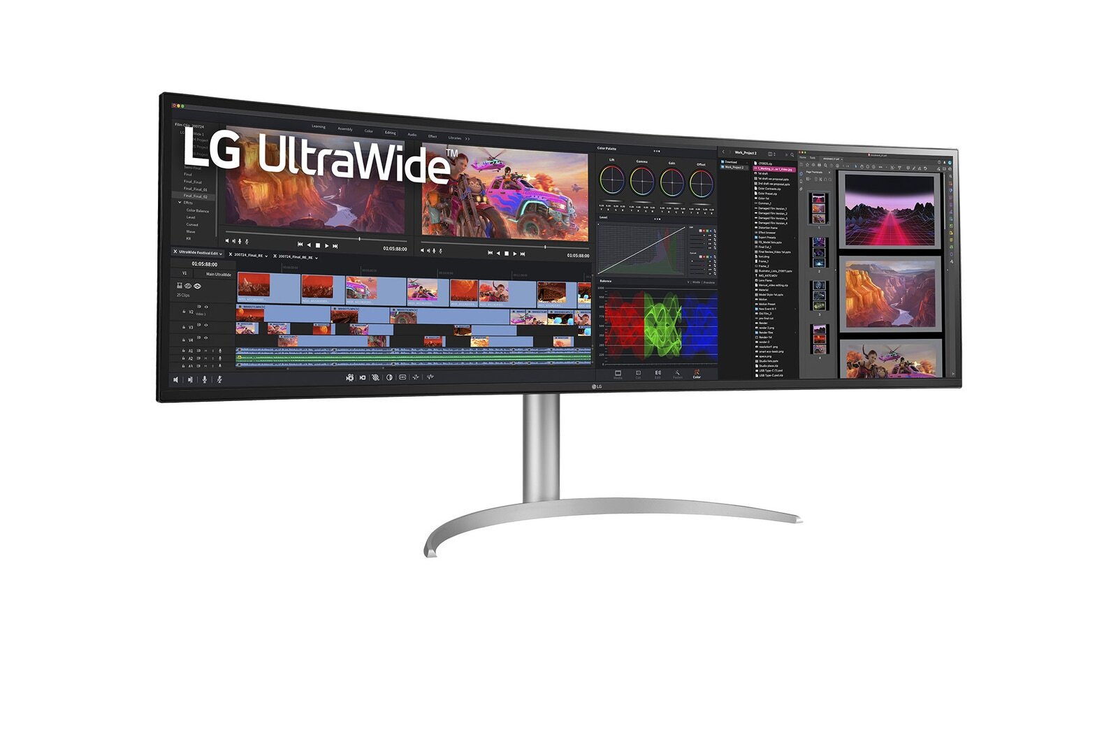LG UltraWide/ 49WQ95C-W/ 49"/ IPS/ 5120x1440/ 144Hz/ 5ms/ White/ 2R 