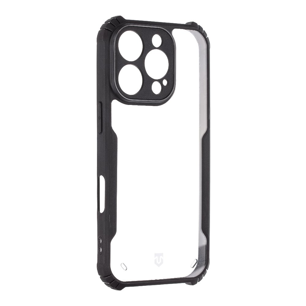 Tactical Quantum Stealth Kryt pre Apple iPhone 16 Pro Clear Black 