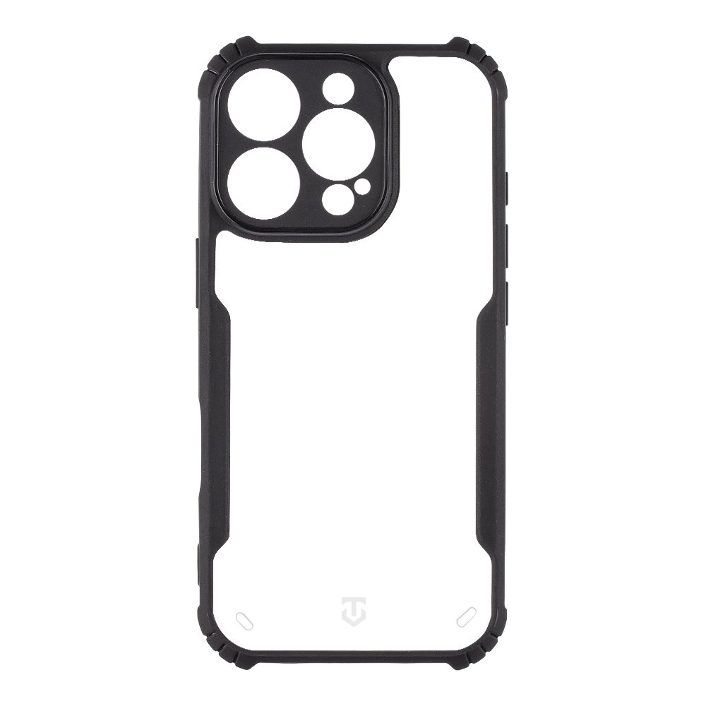 Tactical Quantum Stealth Kryt pre Apple iPhone 16 Pro Clear Black