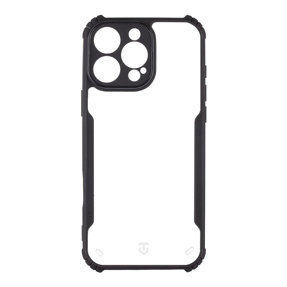 Tactical Quantum Stealth Kryt pre Apple iPhone 16 Pro Max Clear/ Black