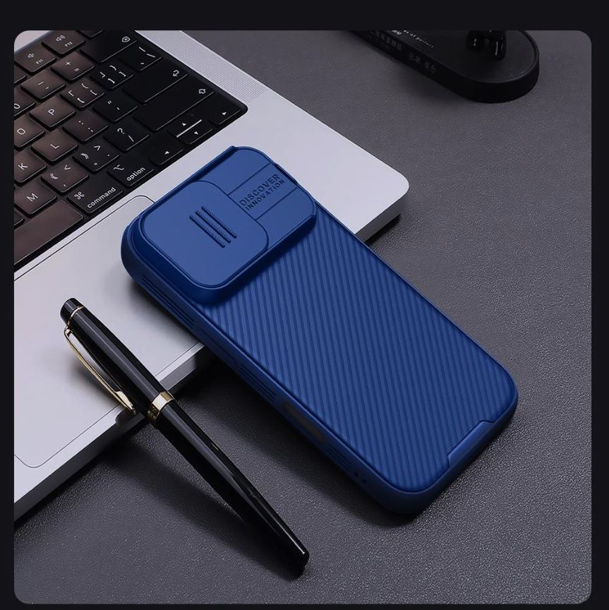 Nillkin CamShield PRO Magnetic Zadný Kryt pre Apple iPhone 16 Pro Blue 