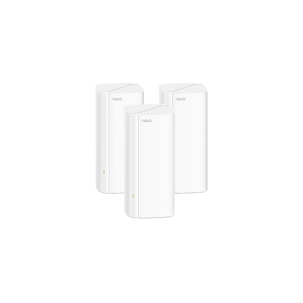 Tenda Nova EX12 (3-pack) WiFi6 AX3000 Mesh Gigabit systém, 9xGLAN/ GWAN, WPA3, VPN, SMART CZ aplikácie 