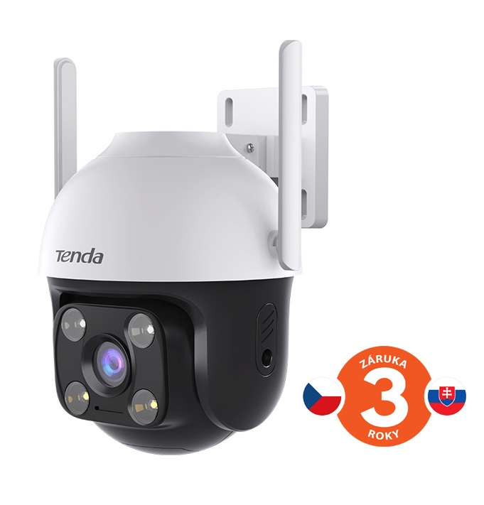 Tenda CH7-WCA - Vonkajšia otočná IP65 Wi-Fi 4MPx kamera, nočná LED, audio, detekcia pohybu, CZ app