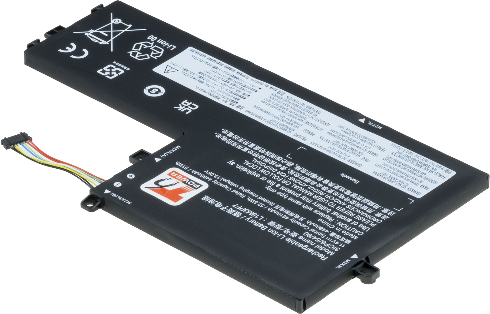 Batéria T6 Power Lenovo IdeaPad C340-15IWL, S340-14IML, S340-14IML, 4610mAh, 52, 5Wh, 3cell, Li-poly 