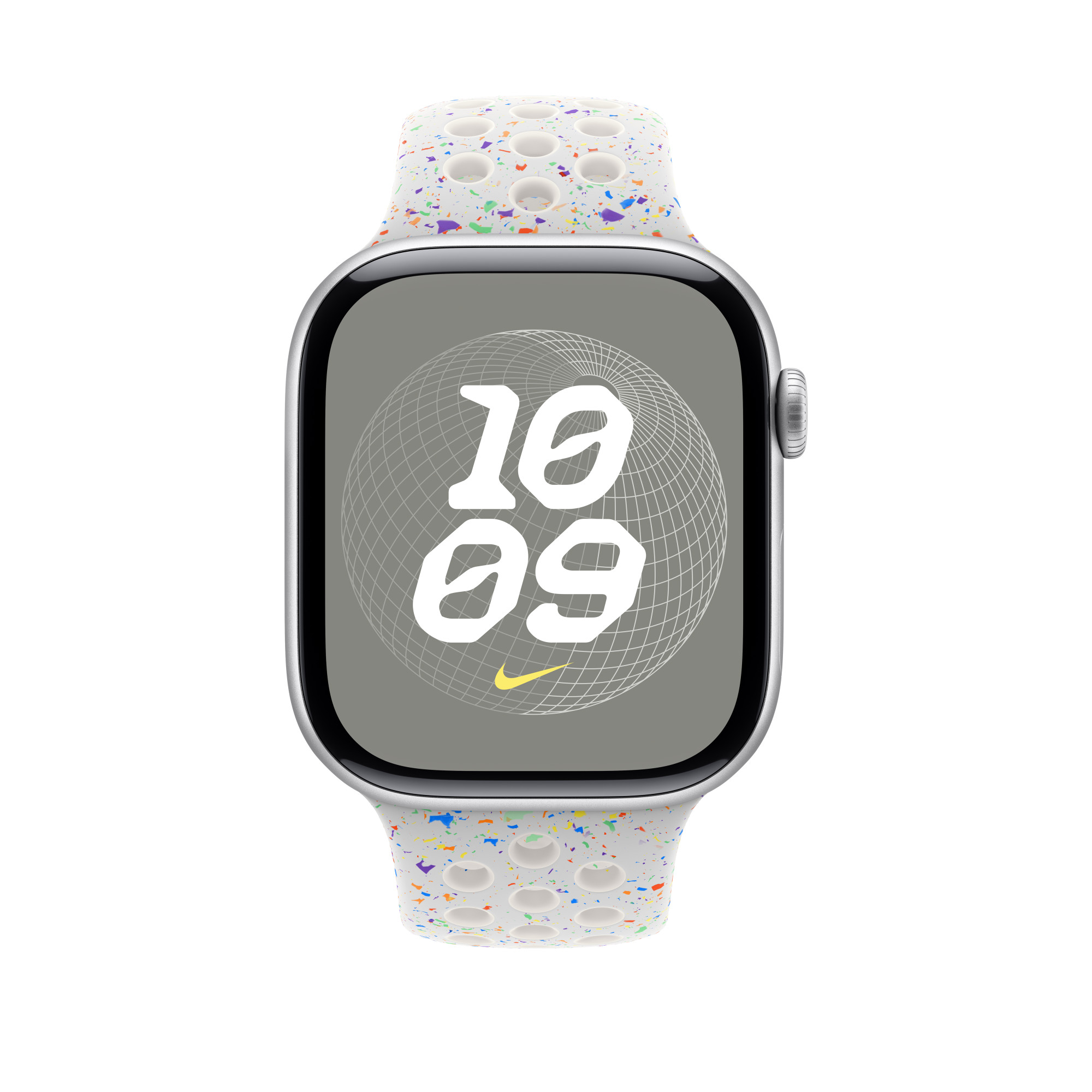 Watch Acc 46 Pure Platinum Nike Sport Band - S M 