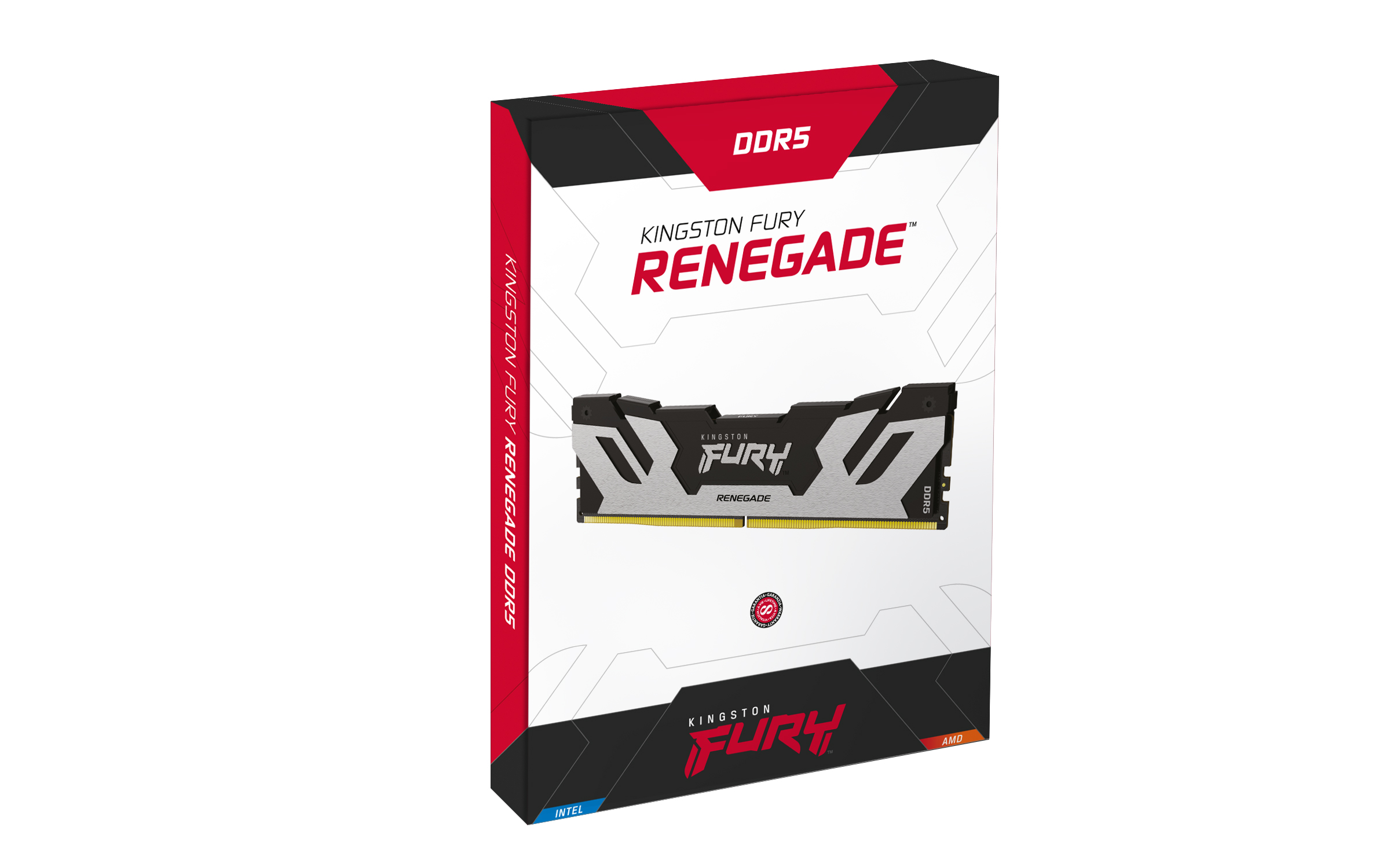 KINGSTON DIMM DDR5 16GB 6800MT/ s CL36 FURY Renegade Stříbrná XMP 