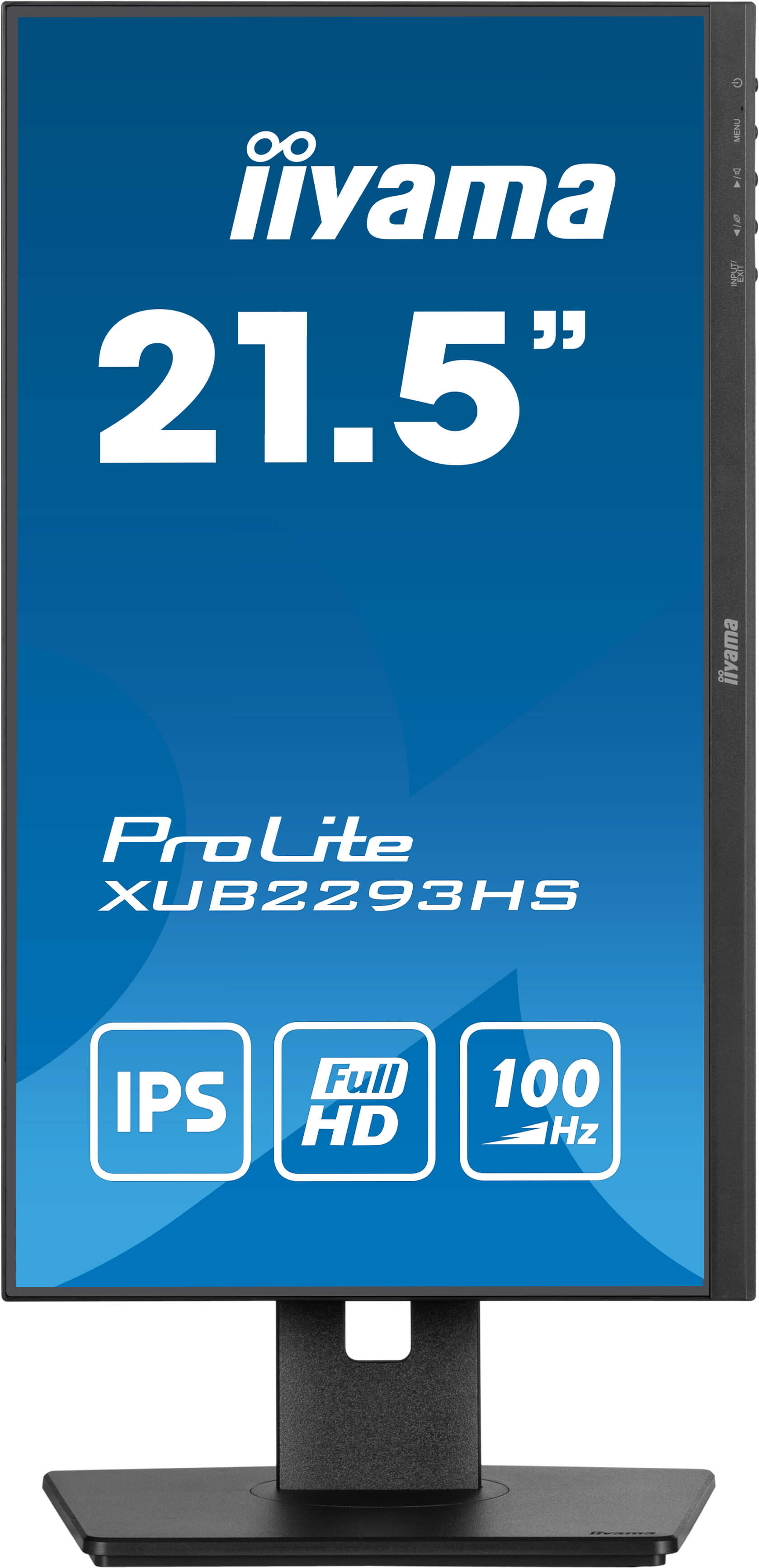 iiyama ProLite/ XUB2293HS-B6/ 21, 5"/ IPS/ FHD/ 100Hz/ 1ms/ Black/ 3R 