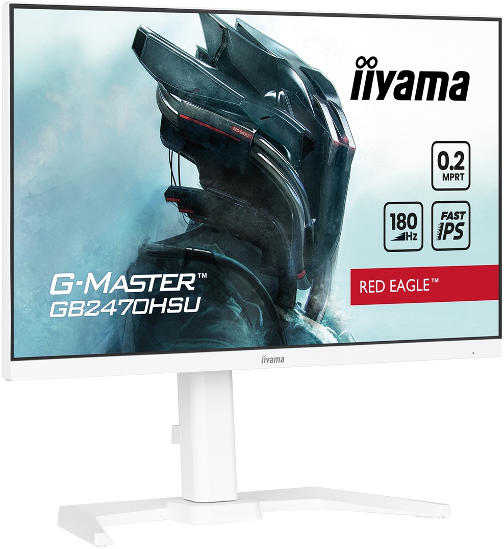 iiyama G-Master/ GB2470HSU-W6/ 23, 8"/ IPS/ FHD/ 180Hz/ 0, 2ms/ White/ 3R 