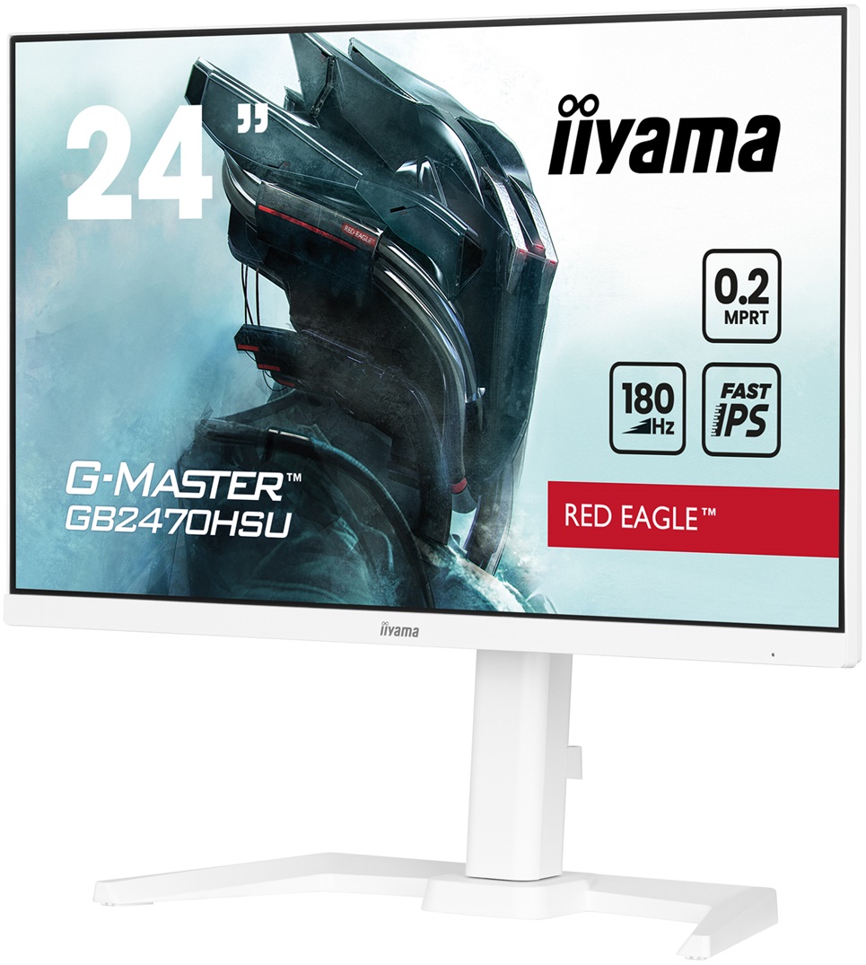 24" iiyama GB2470HSU-W6:IPS, FHD, DP, HDMI, HAS 