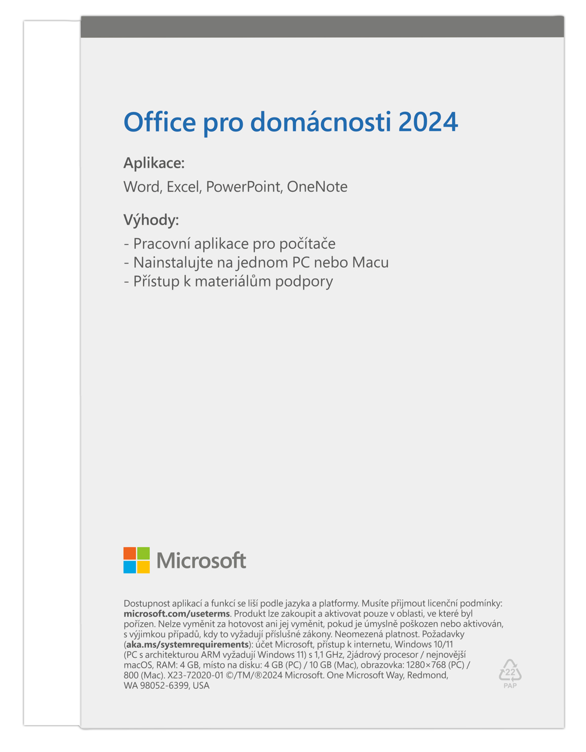 Office 2024 pre domácnosti CZ 