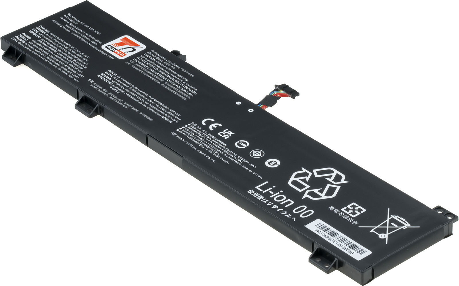 Batéria T6 Power Lenovo Legion 5-15ACH6, 5-15ITH6, 5 Pro 16ITH6, 5210mAh, 80Wh, 4cell, Li-poly