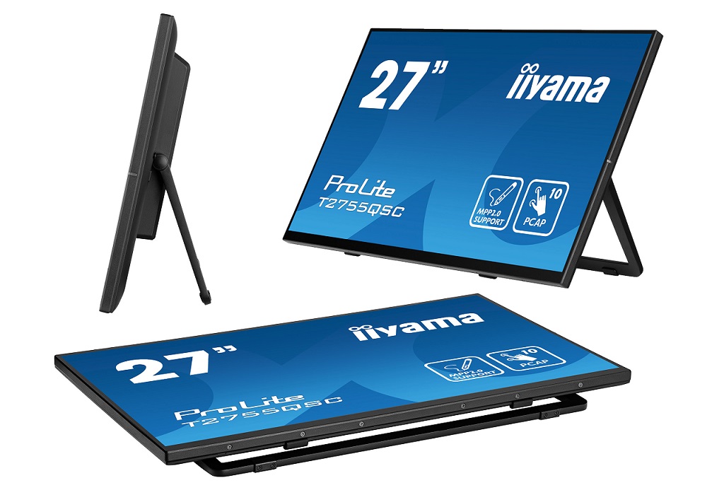 27" iiyama T2755QSC-B1: IPS, QHD, HDMI, DP 