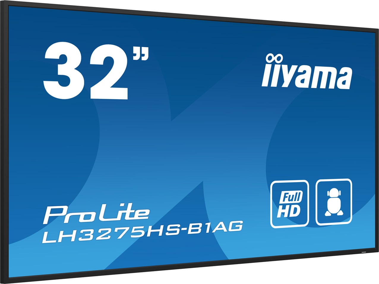 32" iiyama LH3275HS-B1AG: IPS, FHD, Android, 24 7 