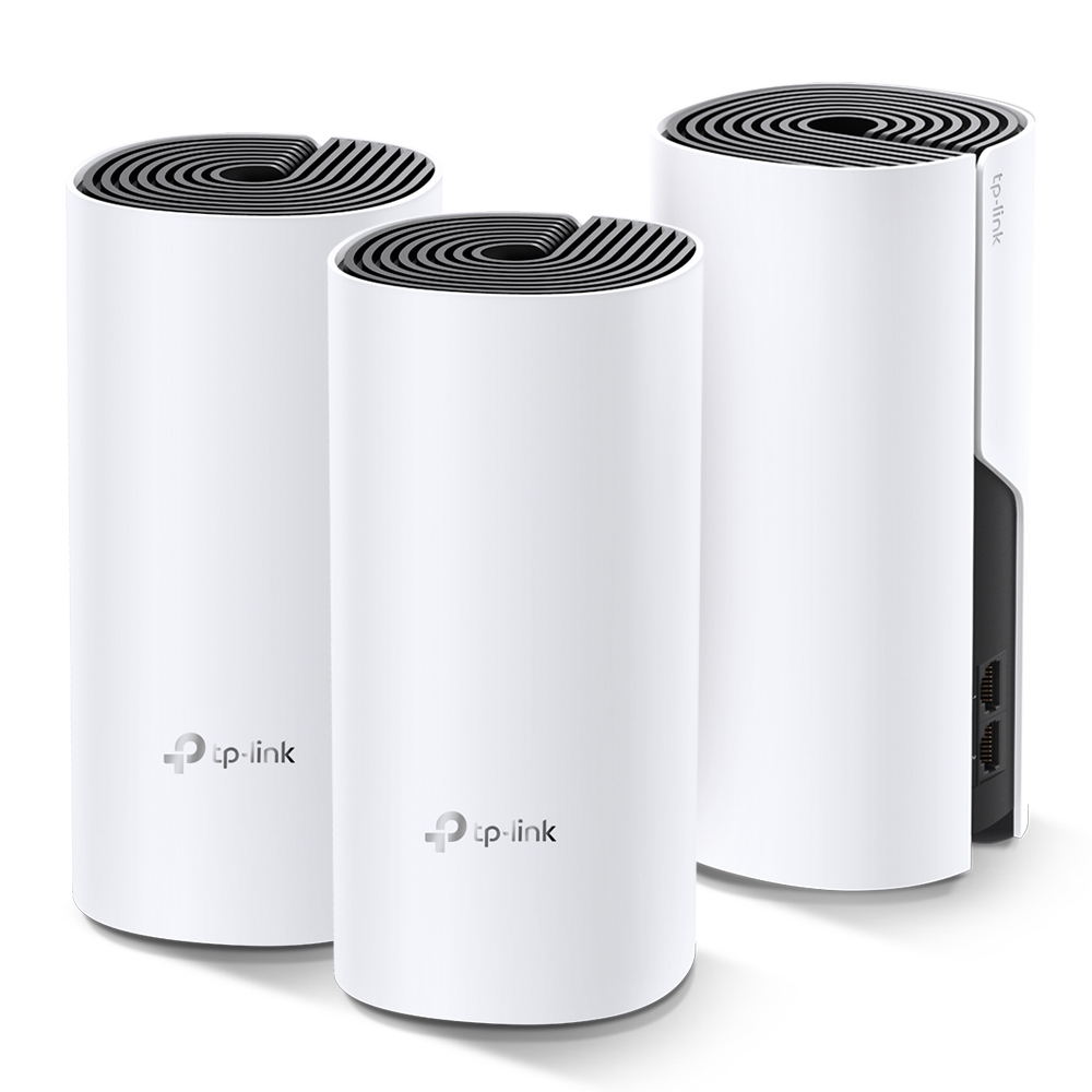 TP-Link AC1200 Whole-Home Mesh Wi-Fi System Deco M4(3-Pack), 2xGigabit port 