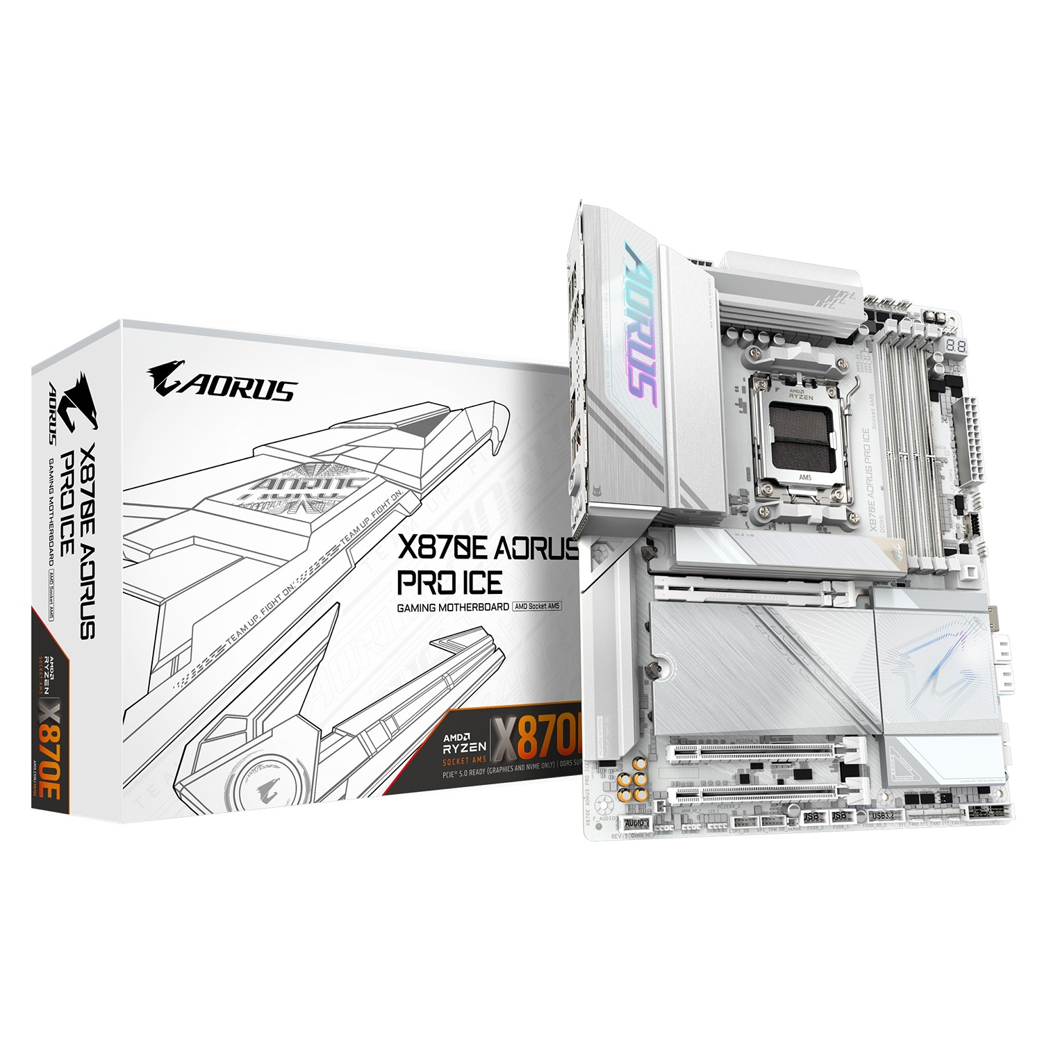 GIGABYTE X870E AORUS PRE ICE AM5 ATX 